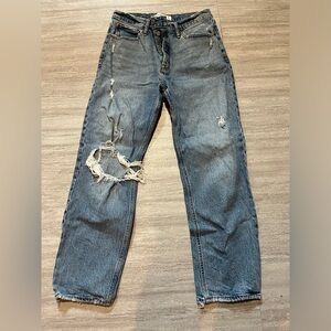 Abercrombie high rise dad Jean